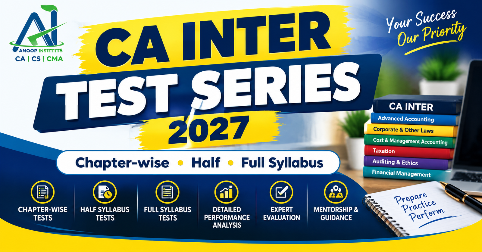 CA Inter Chapter Wise Test Series