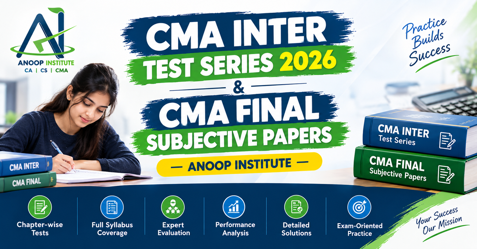 Best CMA Inter & CMA Final Test Series 2026 | Anoop Institute