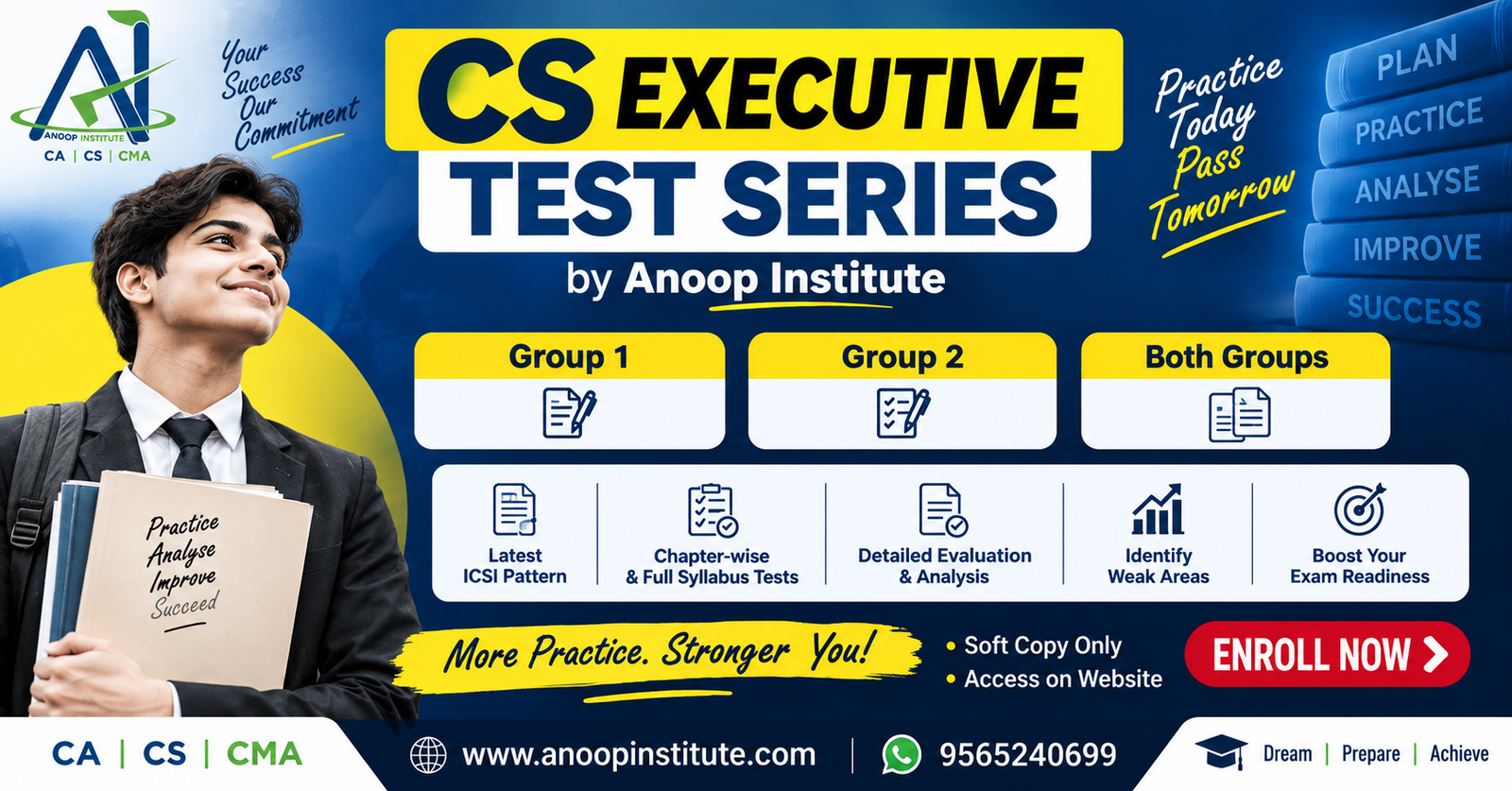 ICSI CS Executive Test Series 2026 – Anoop Institute