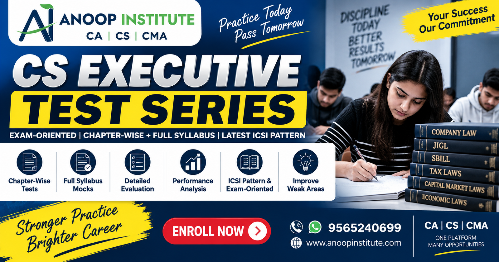 CS Executive Test Series 2026 | Anoop Institute