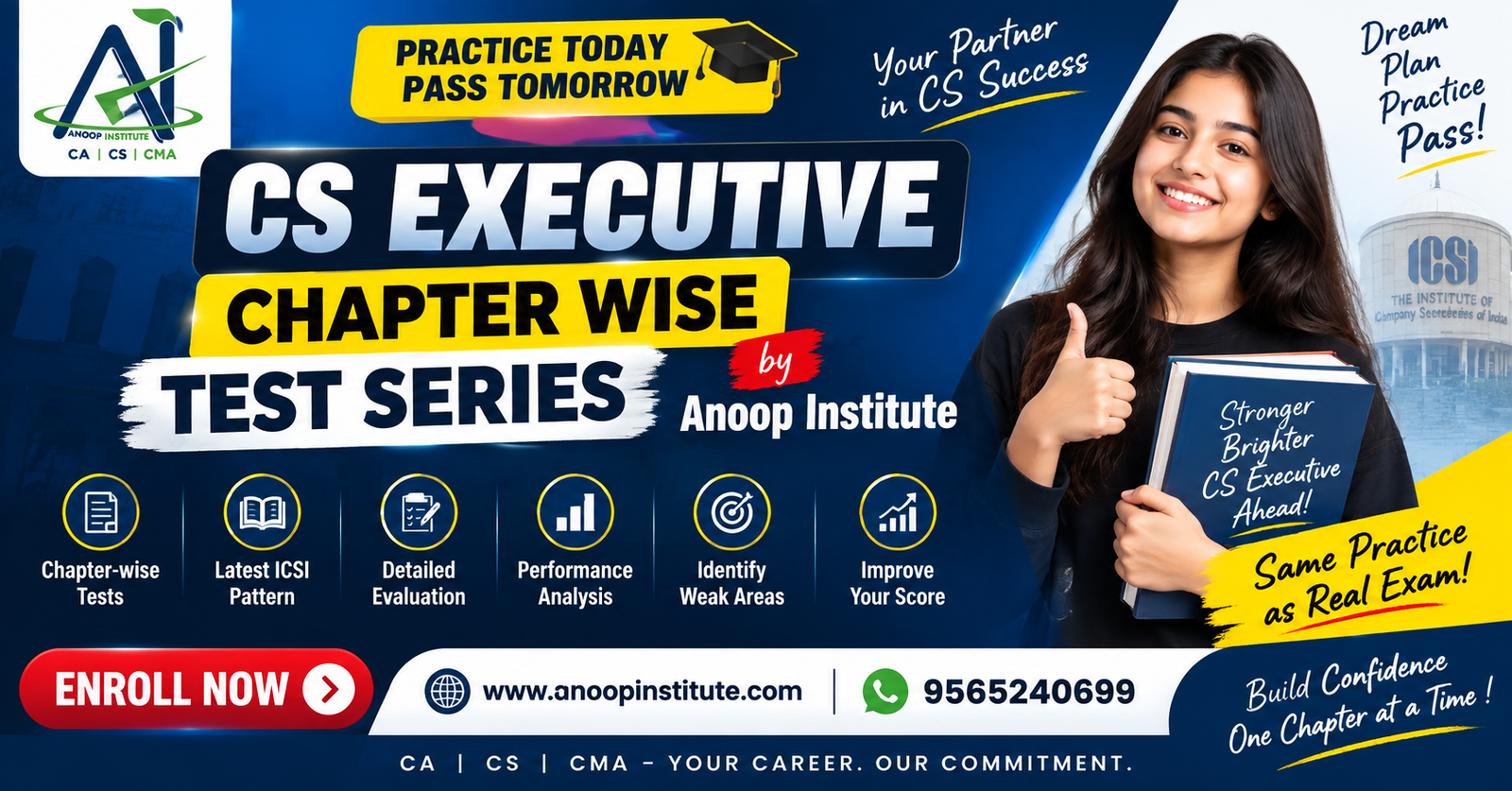 CS Executive Chapter Wise Test Series | Anoop Institute