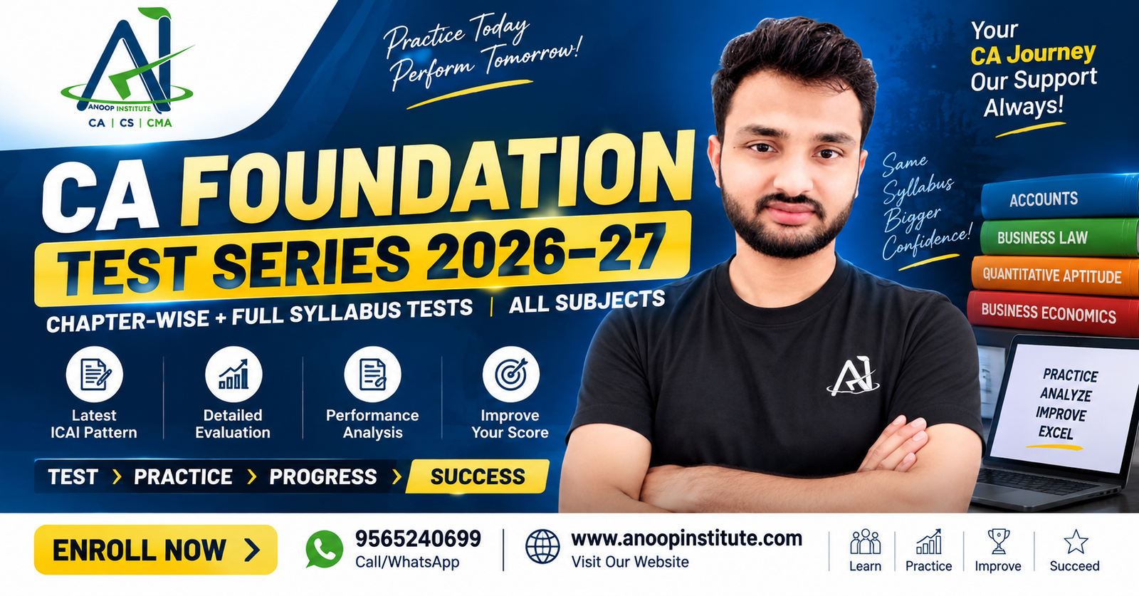 CA Test Series 2027 by Anoop Institute – Boost Your Exam Preparation
