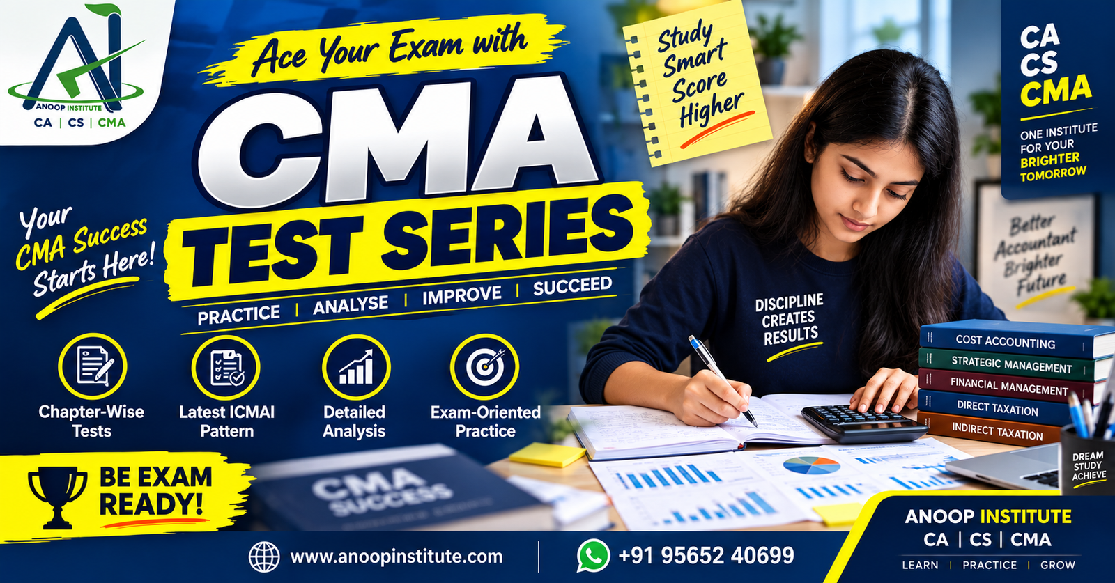 Chapterwise Test Series for CMA — Master Every Chapter, One Test at a Time