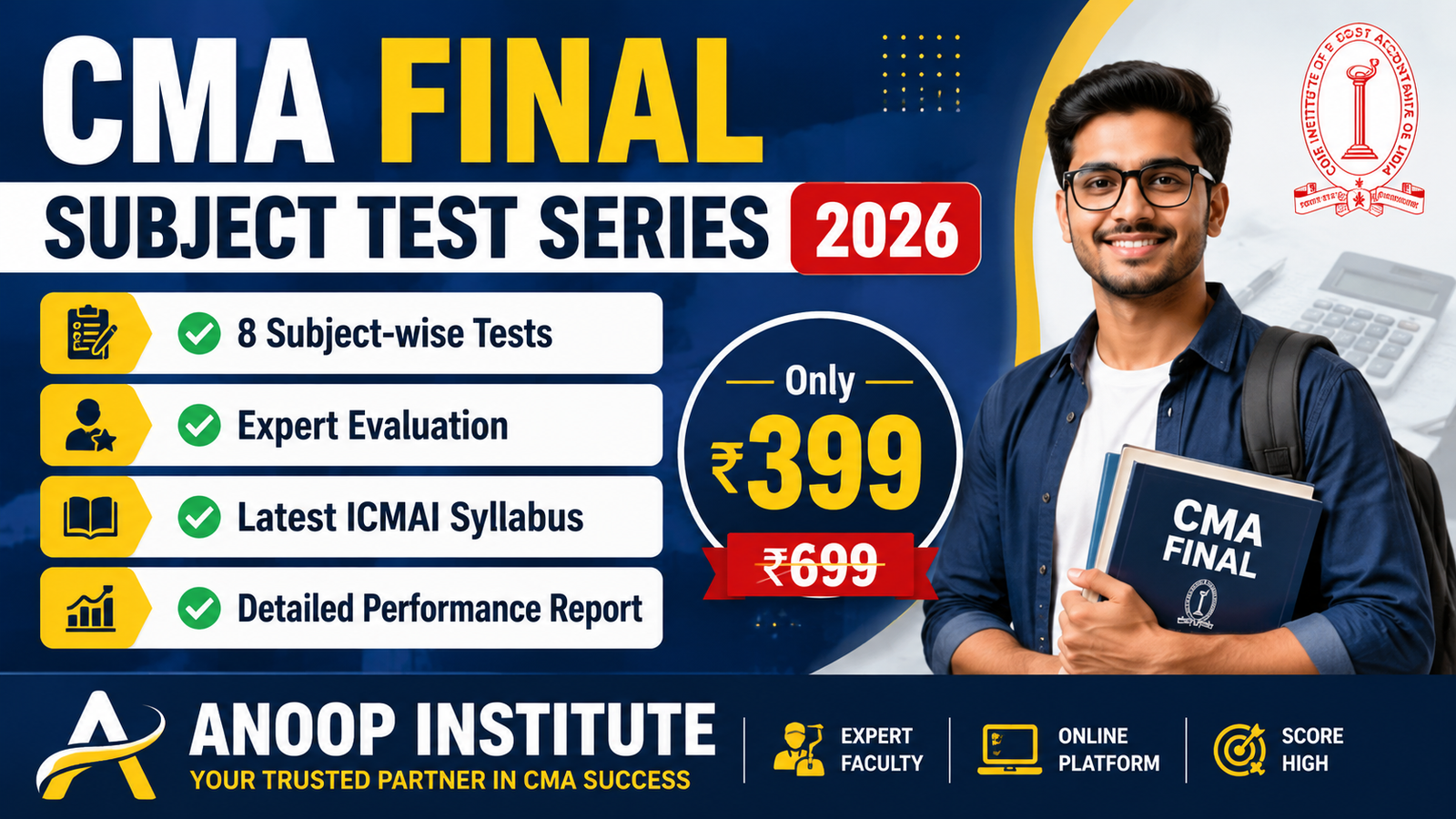 CMA Final Subject Test Series 2026
