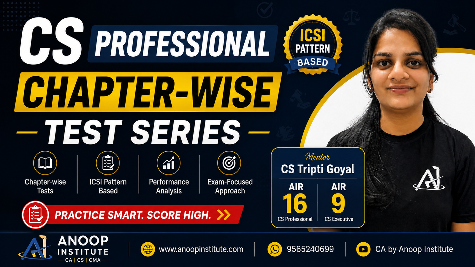 CS Professional (Both Groups) – Chapter-wise Description (ICSI New Syllabus 2022)